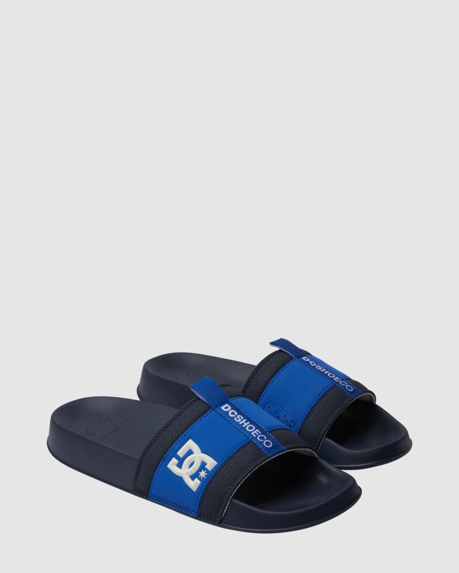 Men DC SHOES Slides | Men'S Lynx Slides