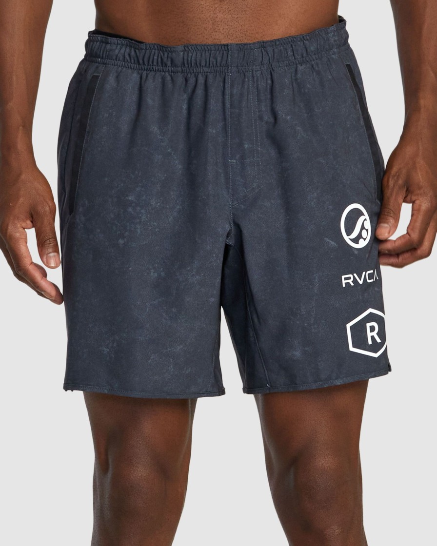 Men RVCA Shorts | Ruotolo Yogger Stretch 17" Technical Training Shorts