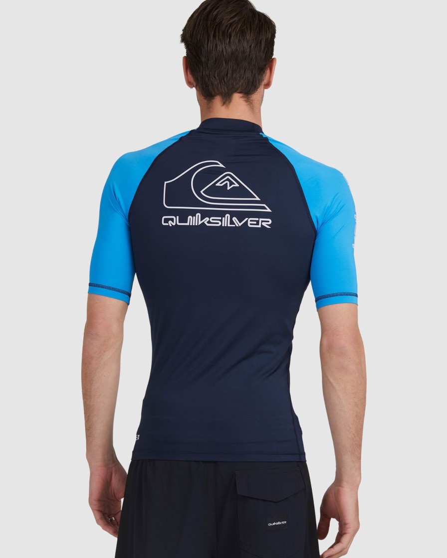 Men QUIKSILVER Rashvests | Mens On Tour Short Sleeve Rash Vest