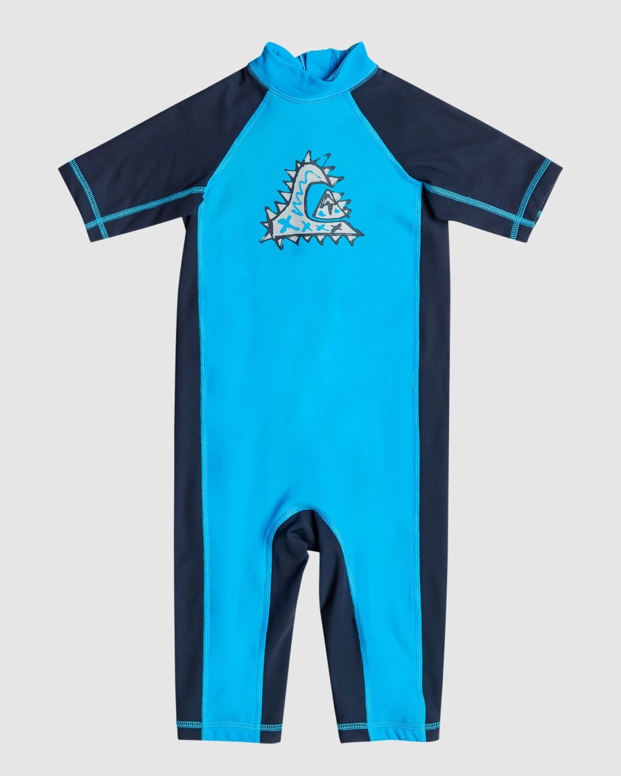 Youth QUIKSILVER Clothing | Boys 2-7 Thermo Spring Short Sleeve Springsuit Rash Vest