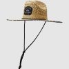 Women QUIKSILVER Headwear | Mens Waterman Outsider Straw Lifeguard Hat