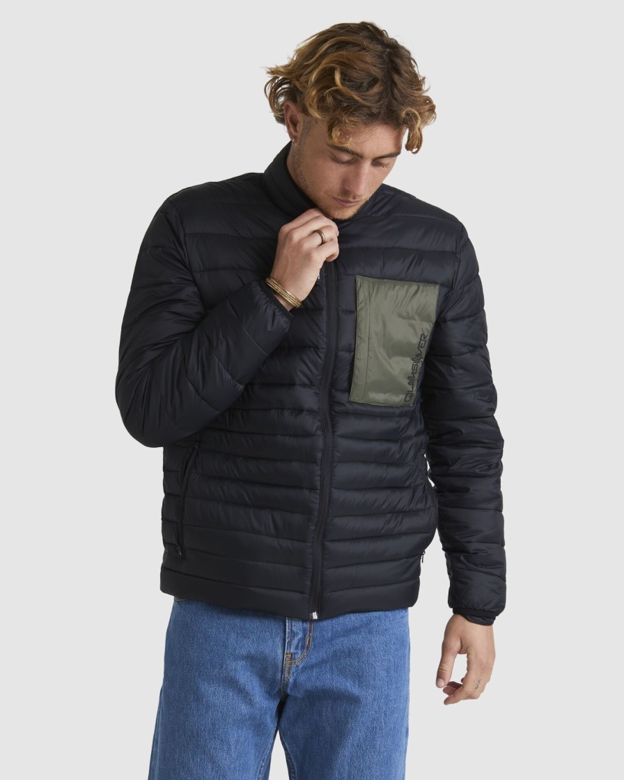 Men QUIKSILVER Jackets | Mens Side Shape Jacket