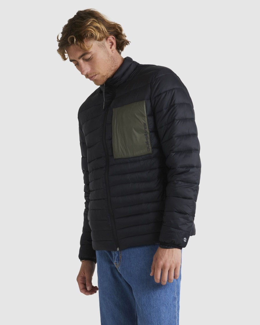 Men QUIKSILVER Jackets | Mens Side Shape Jacket