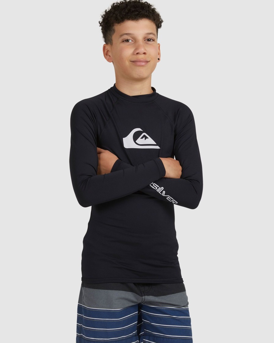 Youth QUIKSILVER Clothing | Boys 8-16 All Time Long Sleeve Upf 50 Rash Vest