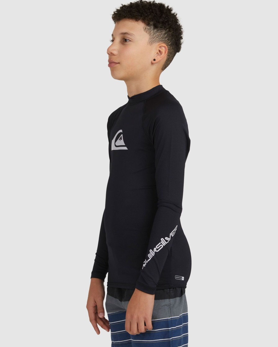 Youth QUIKSILVER Clothing | Boys 8-16 All Time Long Sleeve Upf 50 Rash Vest