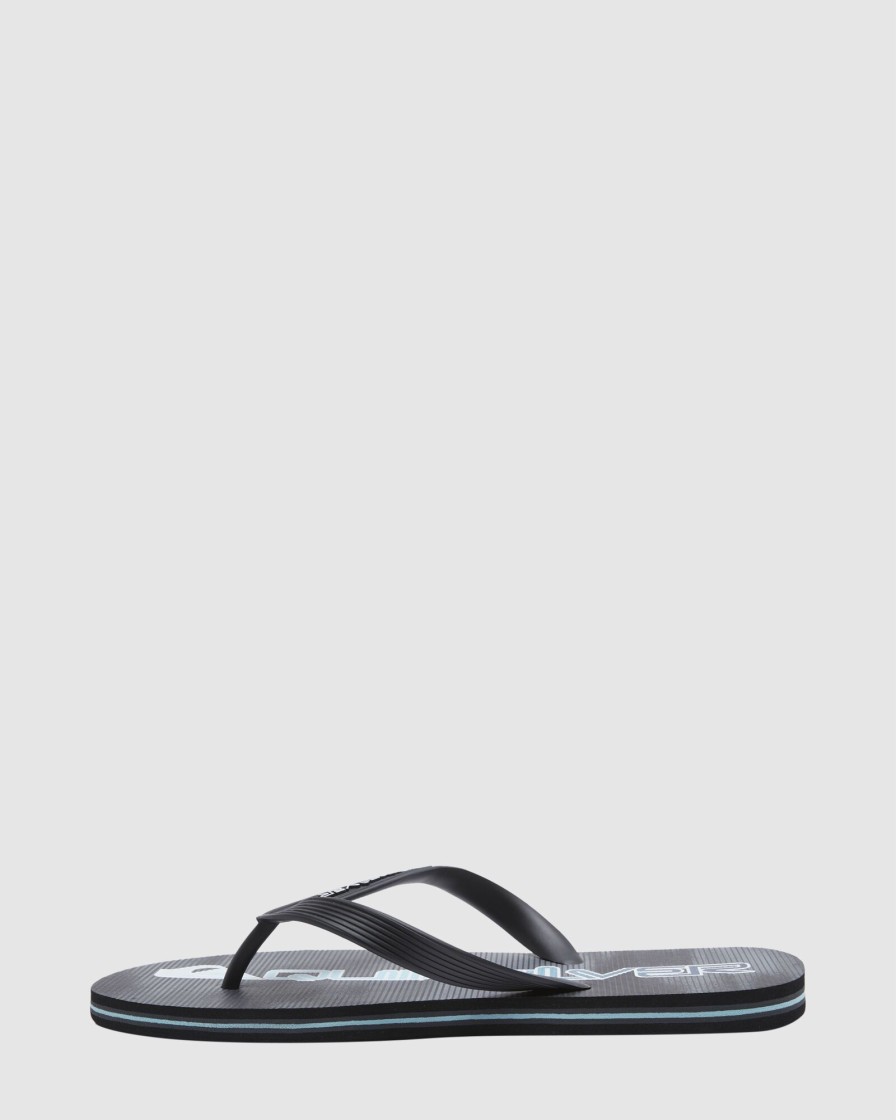 Men QUIKSILVER Thongs | Mens Molokai Word Flip-Flops