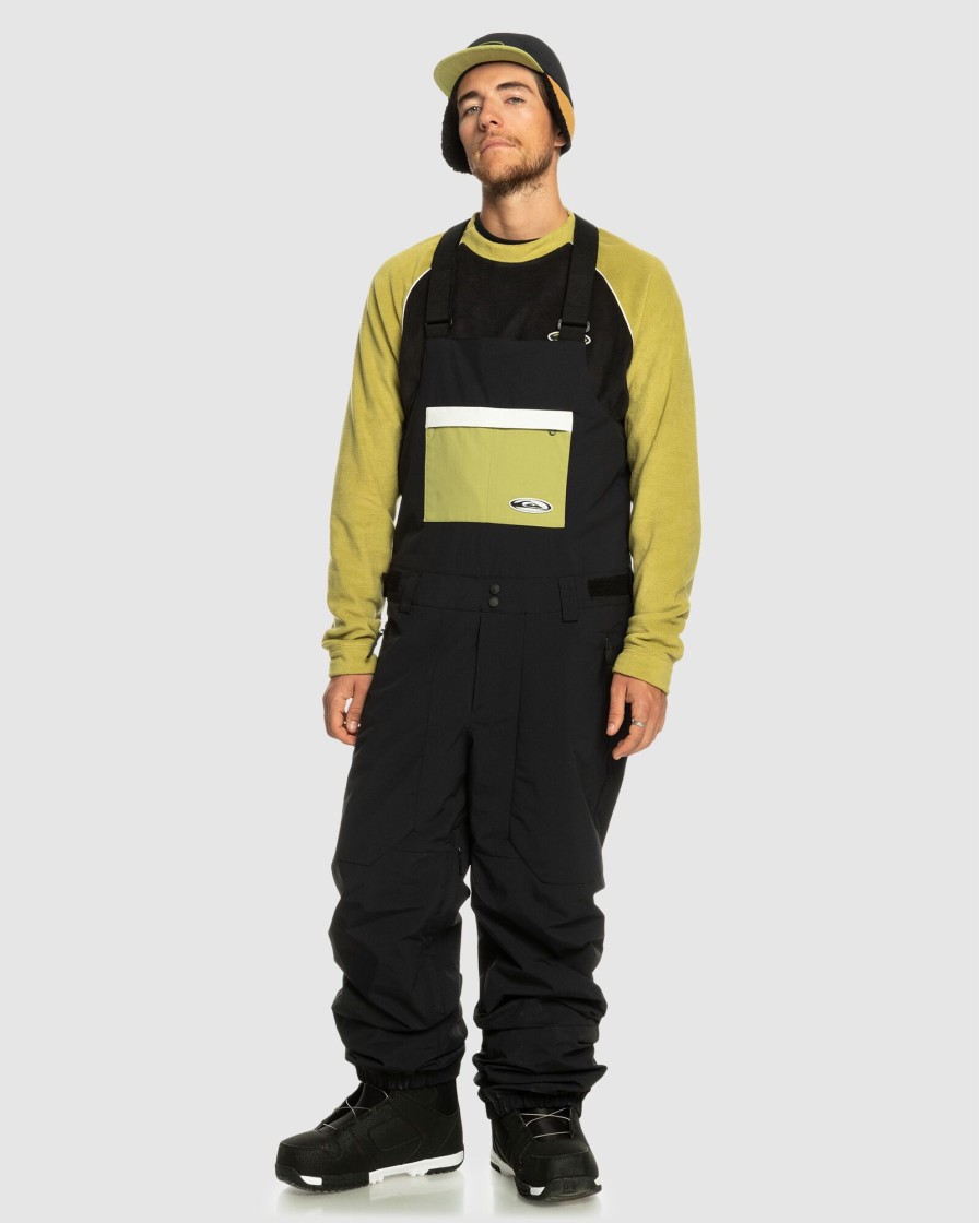 Men QUIKSILVER Pants | Mens Fly High Technical Snow Bib Pants