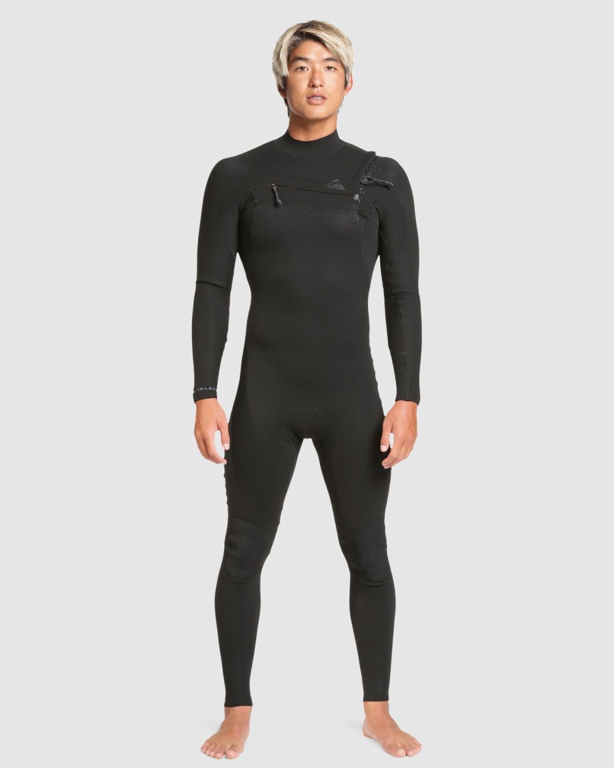 Men QUIKSILVER Wetsuits | Mens 3/2Mm Highline Chest Zip Wetsuit For Men