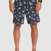 Men QUIKSILVER Boardshorts | Mens Surfsilk Scallop Volley 17" Swim Shorts