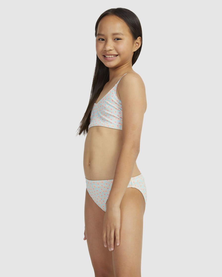 Youth ROXY Clothing | Girls 7-16 Flower Bed Crop Top Two-Piece Bikini Set