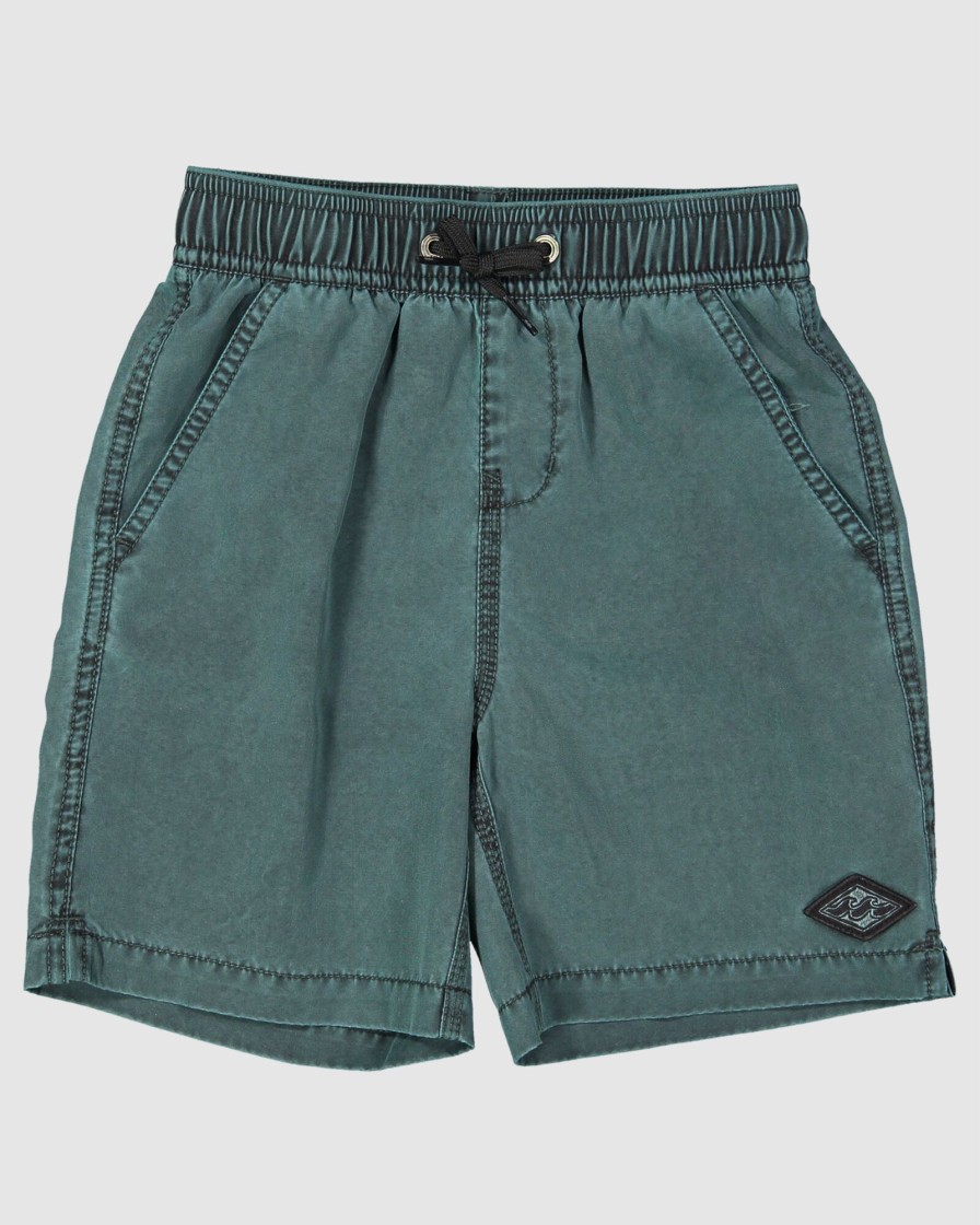 Youth BILLABONG Clothing | Boys 0-7 All Day Overdye Layback Boardshorts 13"