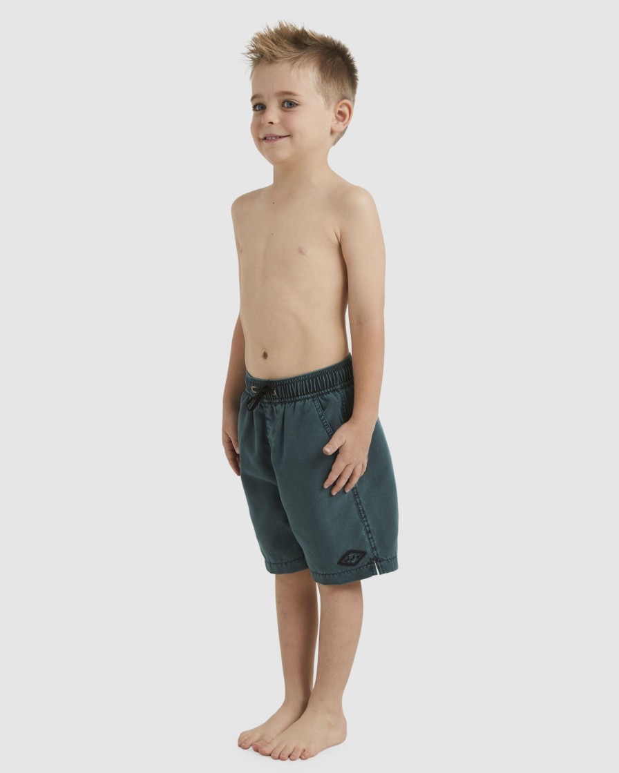 Youth BILLABONG Clothing | Boys 0-7 All Day Overdye Layback Boardshorts 13"