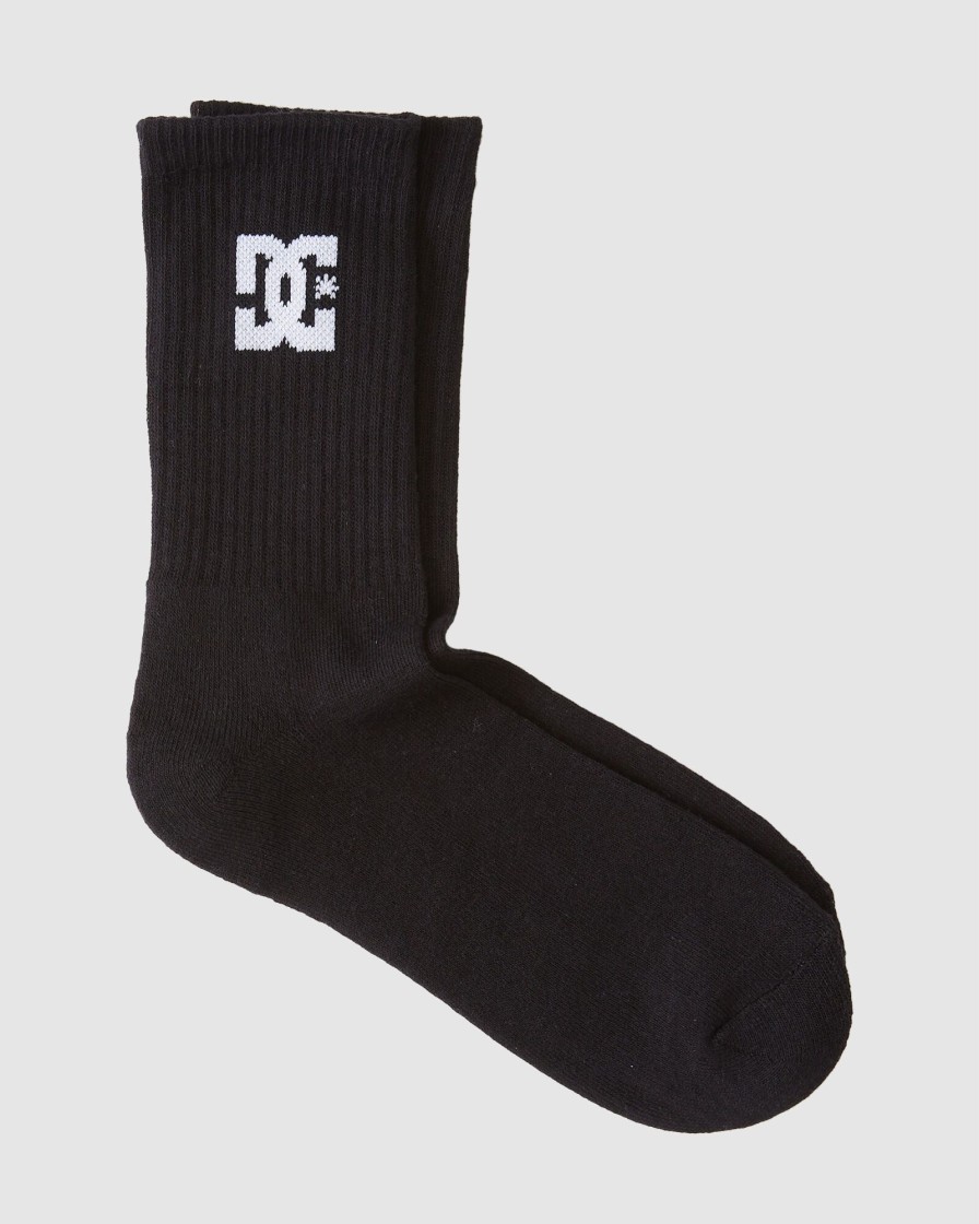 Men DC SHOES Socks & Underwear | Men'S Dc Shoes 5-Pack Crew Socks