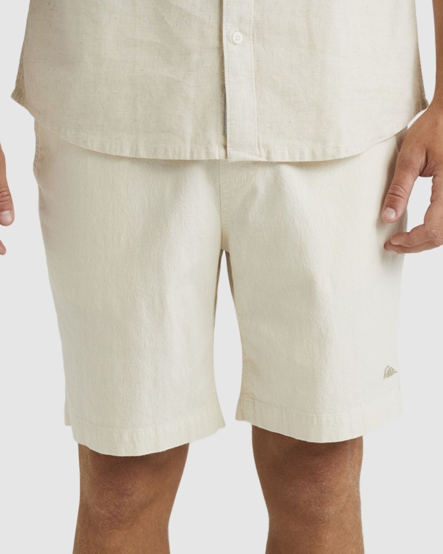 Men QUIKSILVER Shorts | Mens Palm Waves 17" Elasticated Walk Shorts