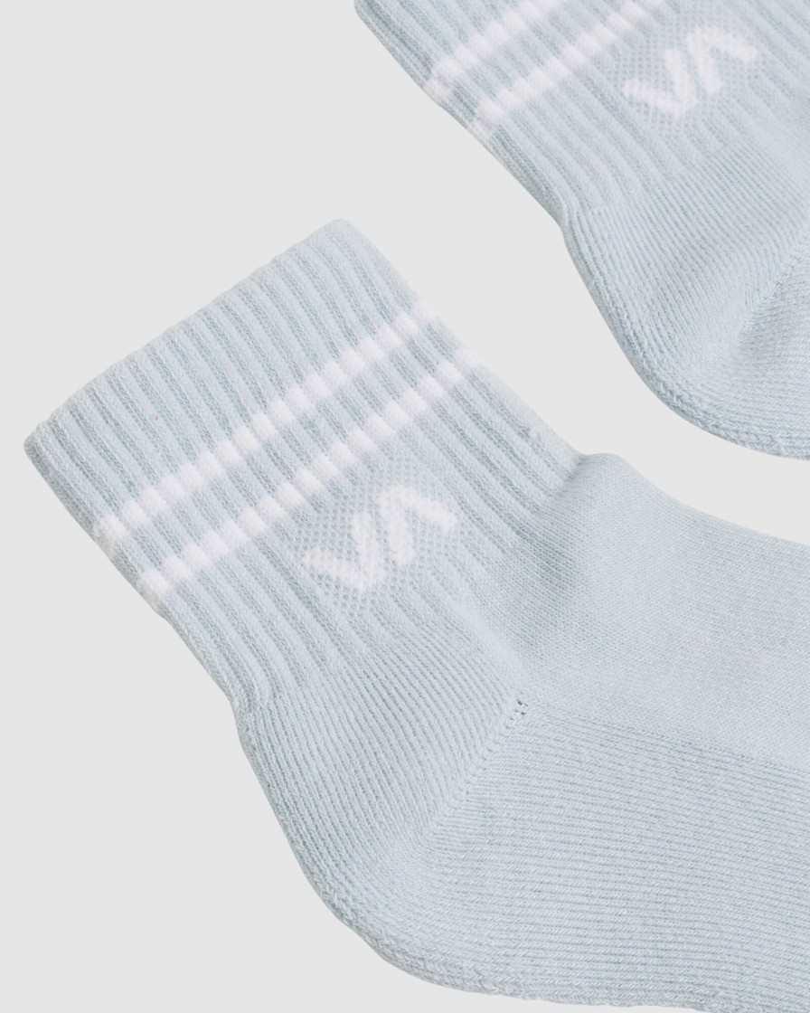 Women RVCA Socks & Underwear | Va Mini Crew Socks 3 Pack