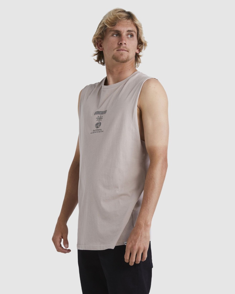 Men QUIKSILVER Singlets & Tanks | Mens Quik Ways Muscle T-Shirt