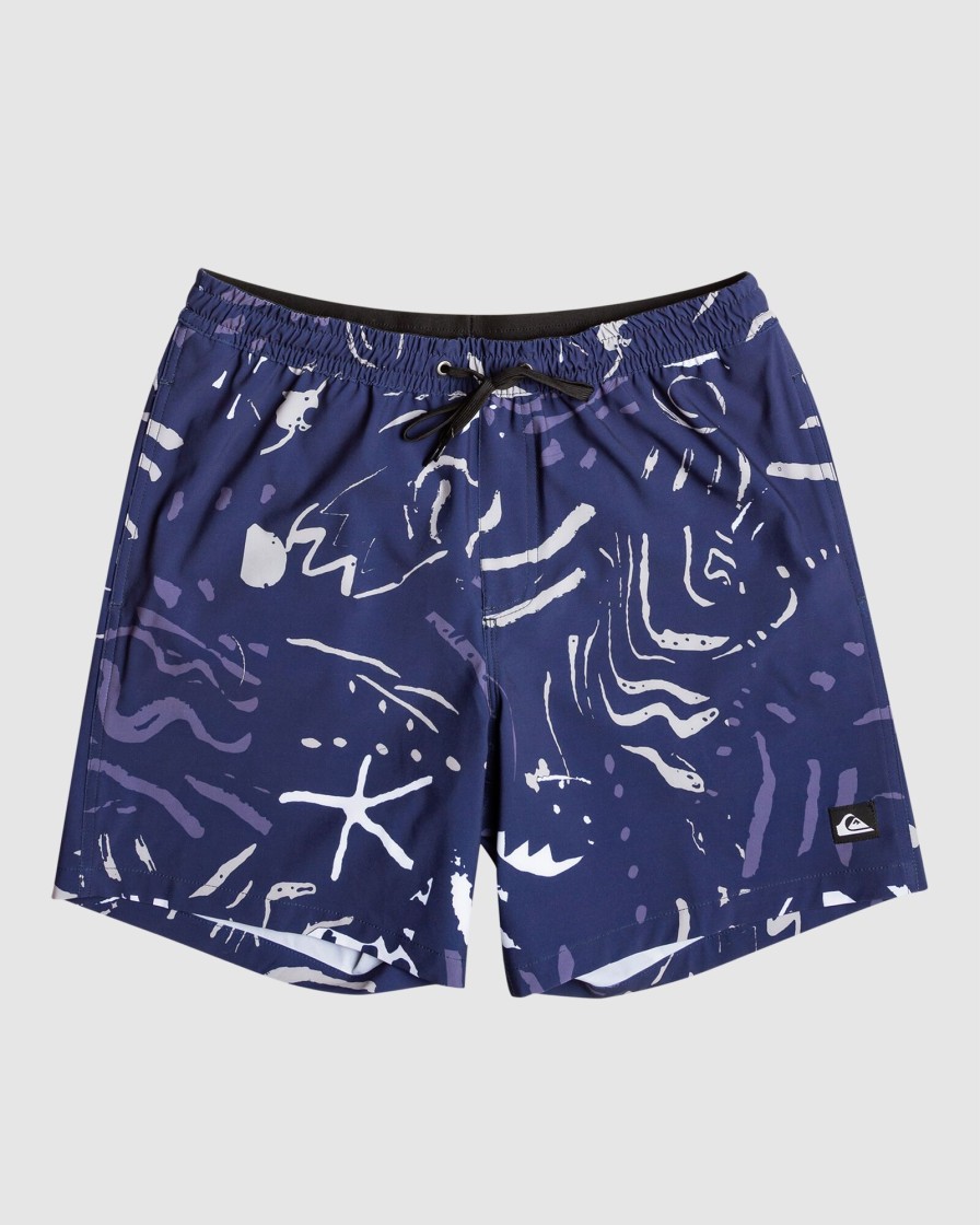 Men QUIKSILVER Boardshorts | Mens Surfsilk Mix 17" Swim Shorts