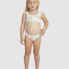 Youth ROXY Clothing | Girls 2-7 Hawaiian Spirit Bralette Two-Piece Bikini Set