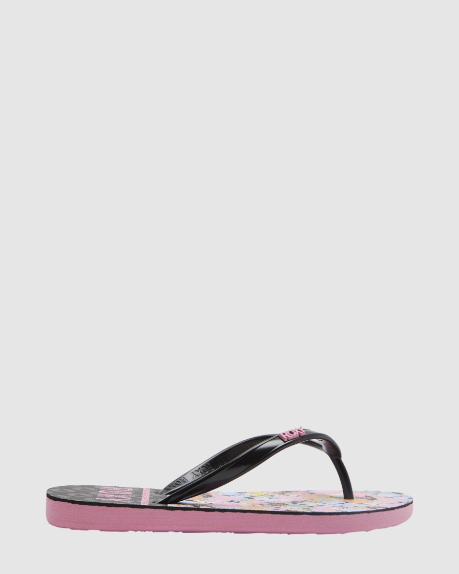 Youth ROXY Footwear | Girls Viva Stamp Sandals