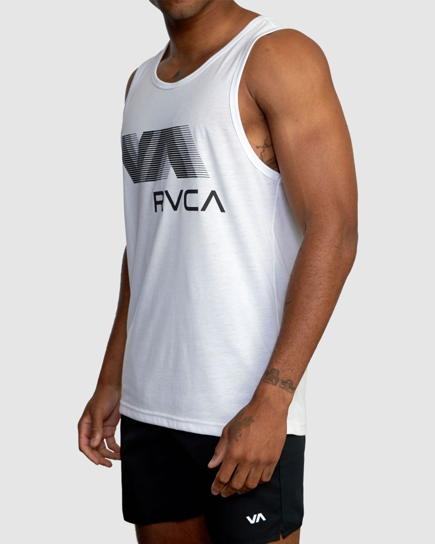 Men RVCA Singlets & Tanks | Va Rvca Blur Tank Top