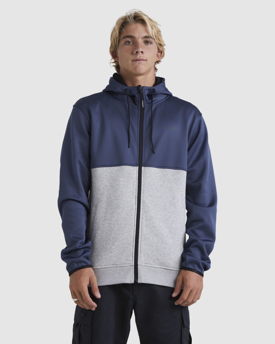 Men QUIKSILVER Jumpers & Hoodies | Burnz Zip Thru Hood