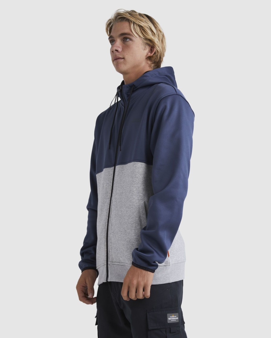 Men QUIKSILVER Jumpers & Hoodies | Burnz Zip Thru Hood