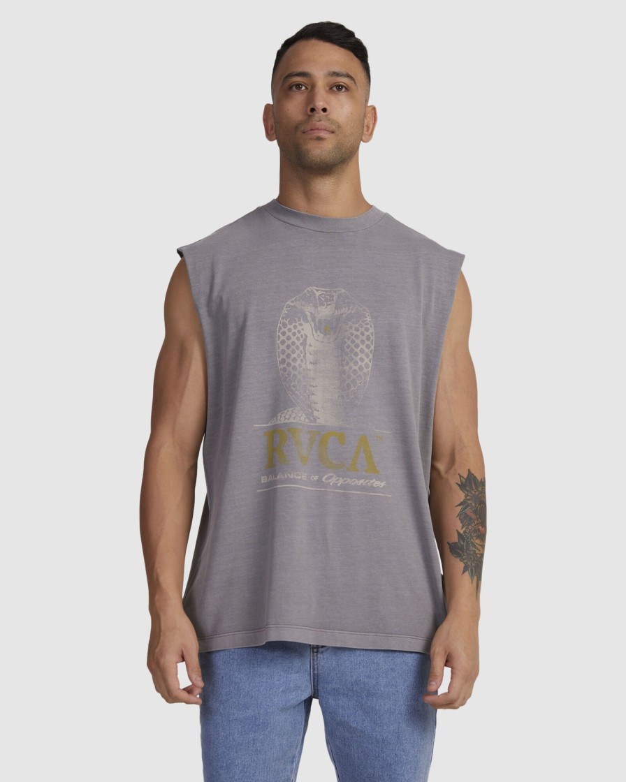 Men RVCA Singlets & Tanks | King Kobra Muscle