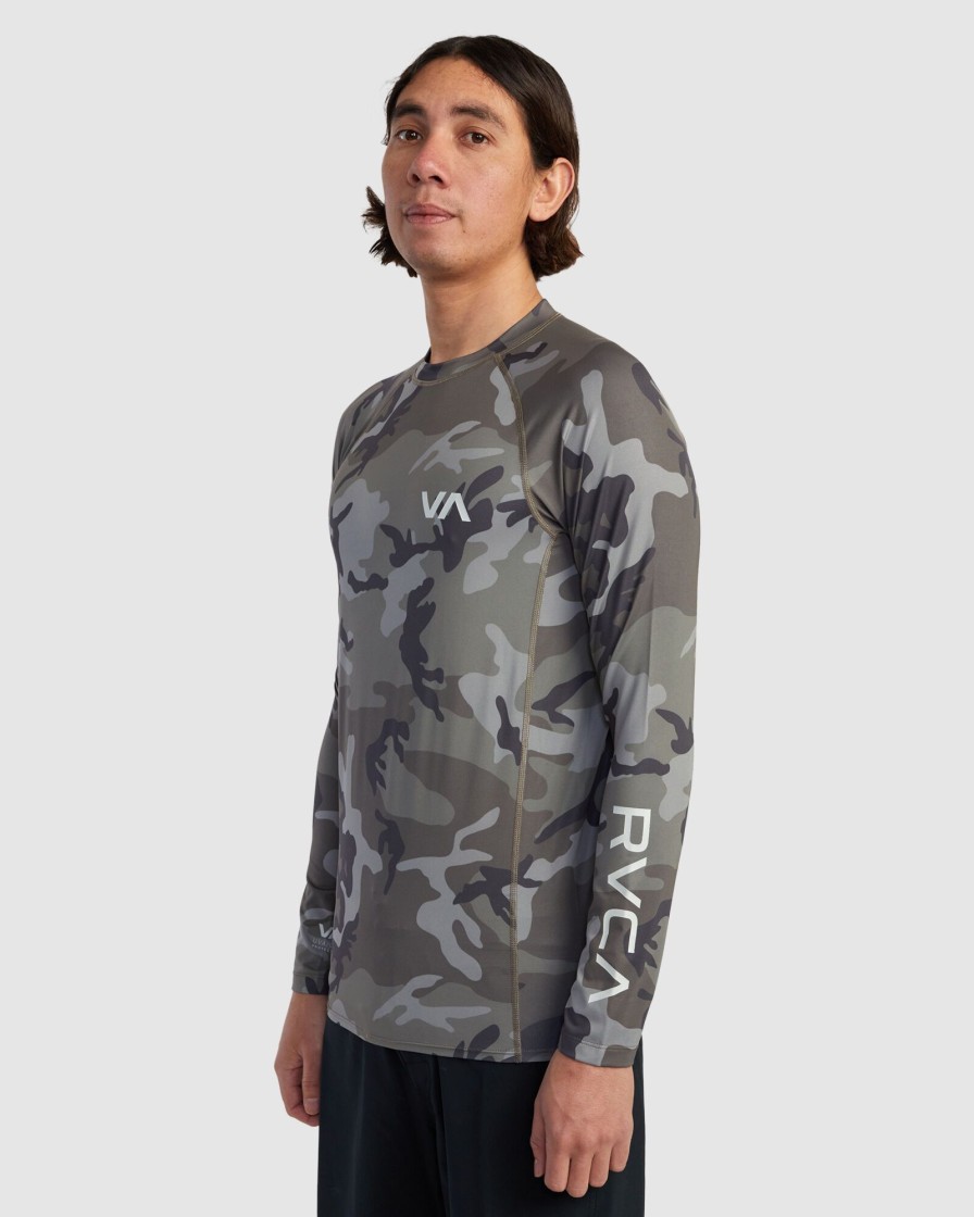 Men RVCA Rashvests | Rvca Long Sleeve Rashguard