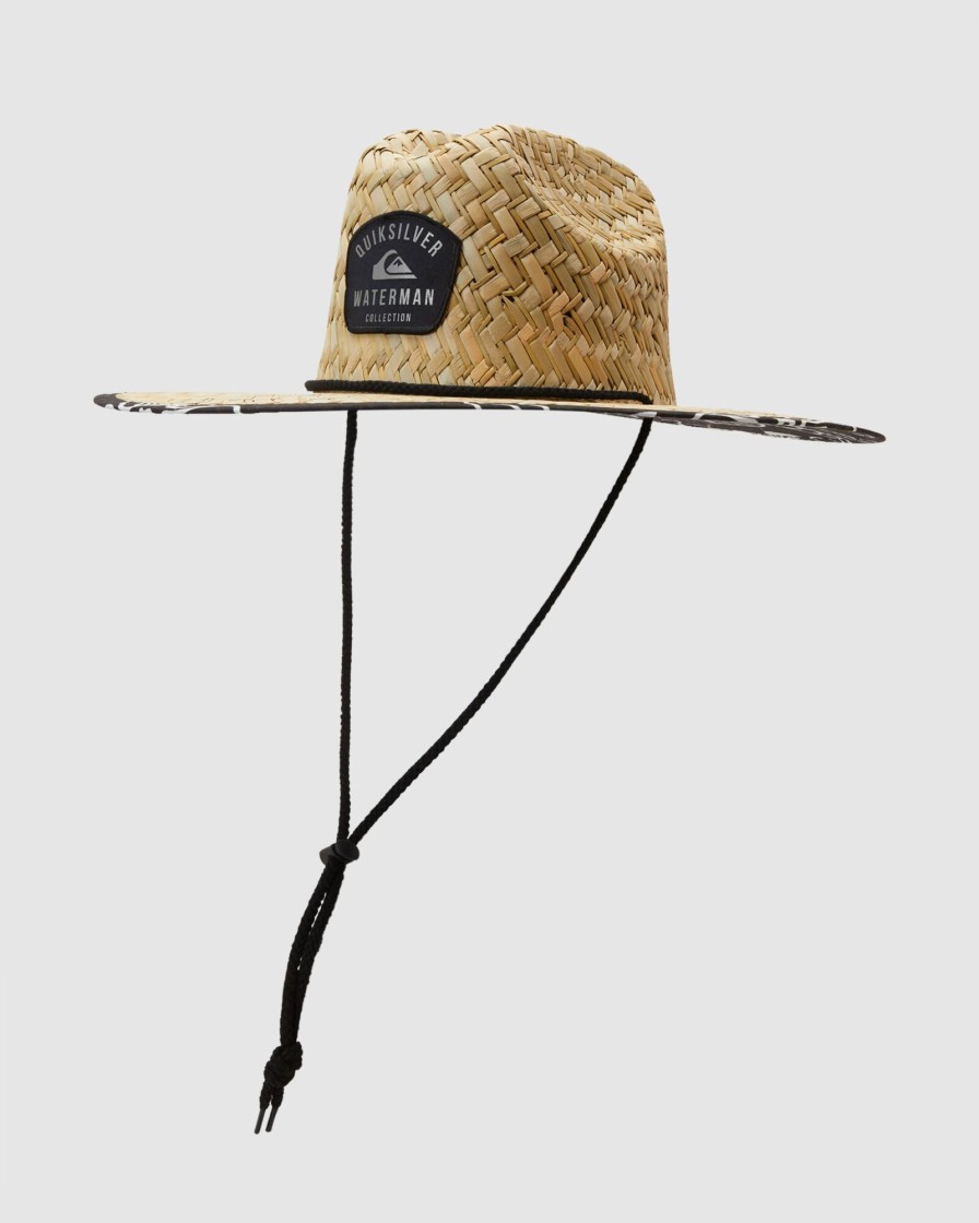 Men QUIKSILVER Headwear | Mens Waterman Outsider Straw Lifeguard Hat