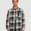 Men QUIKSILVER Shirts | Mens Motherfly Long Sleeve Shirt