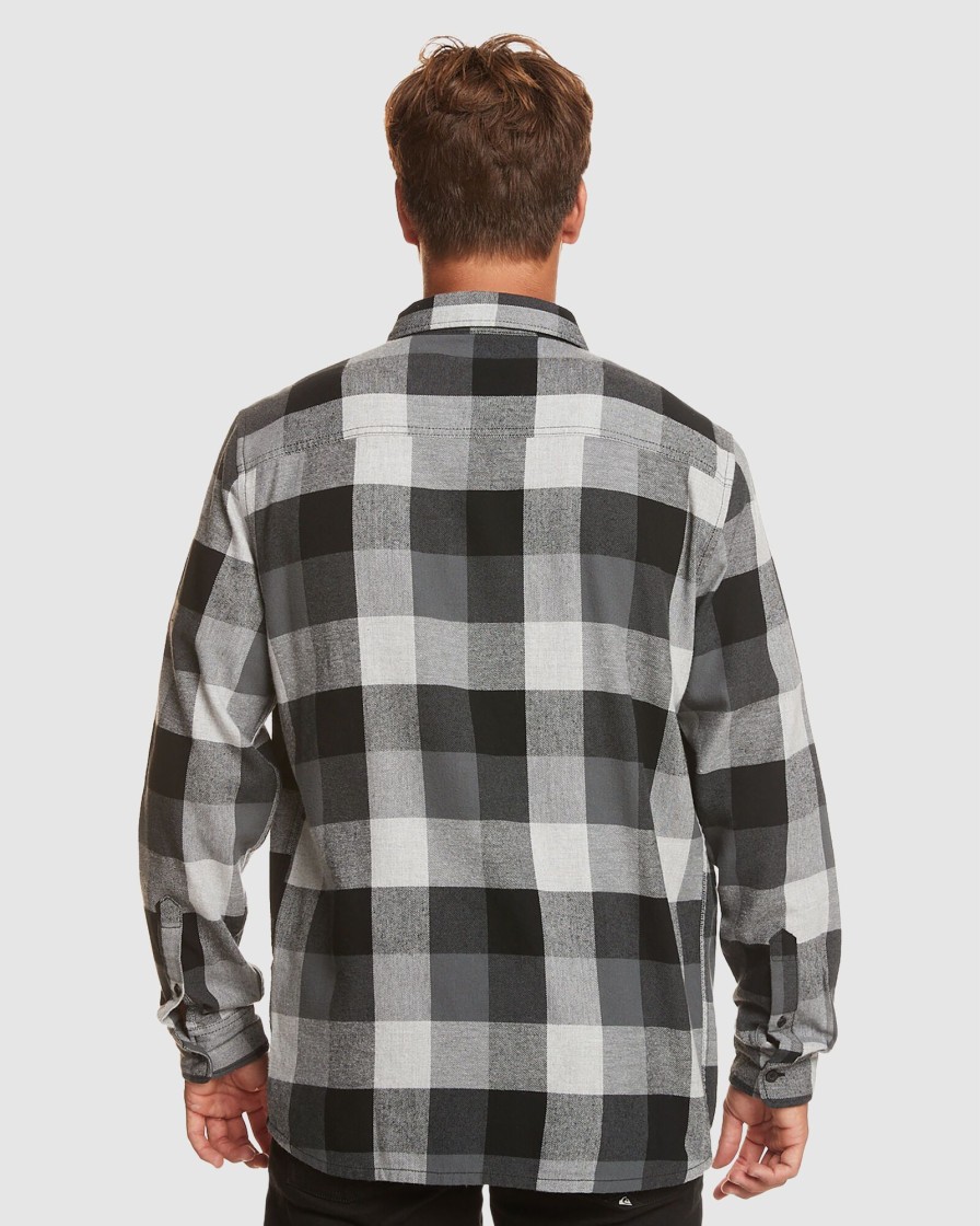 Men QUIKSILVER Shirts | Mens Motherfly Long Sleeve Shirt