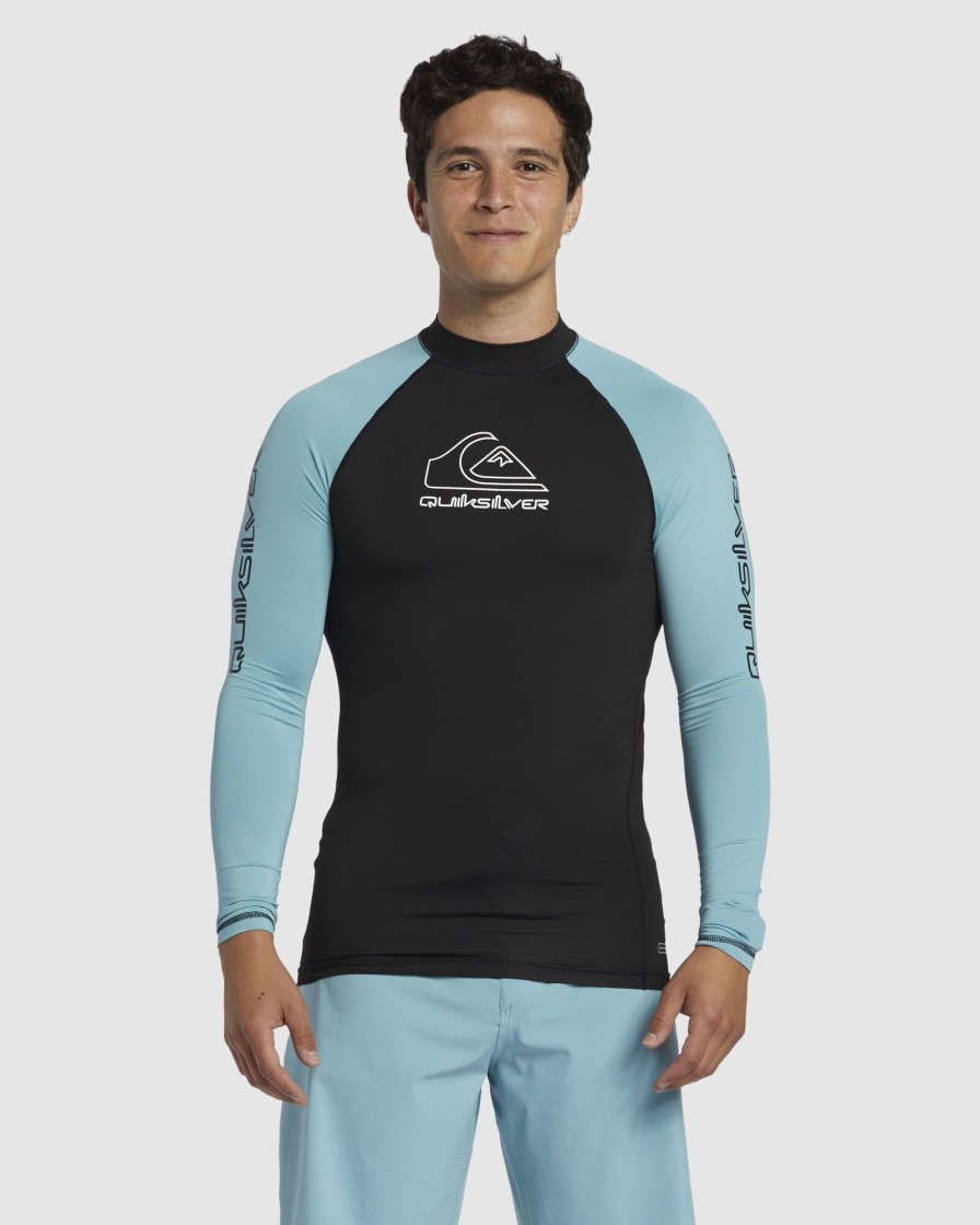 Men QUIKSILVER Rashvests | Mens On Tour Apac Long Sleeve Upf 50 Rash Vest