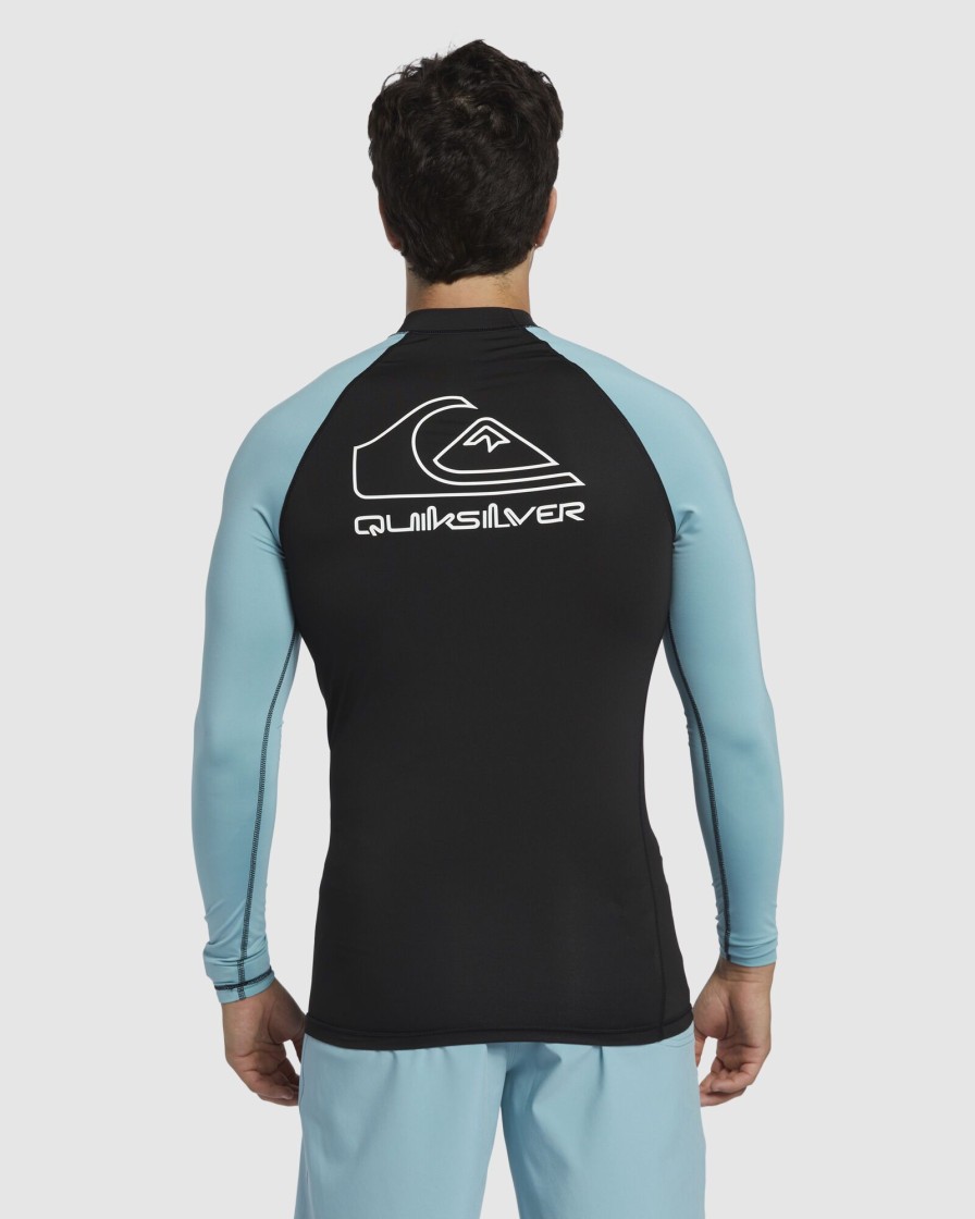 Men QUIKSILVER Rashvests | Mens On Tour Apac Long Sleeve Upf 50 Rash Vest