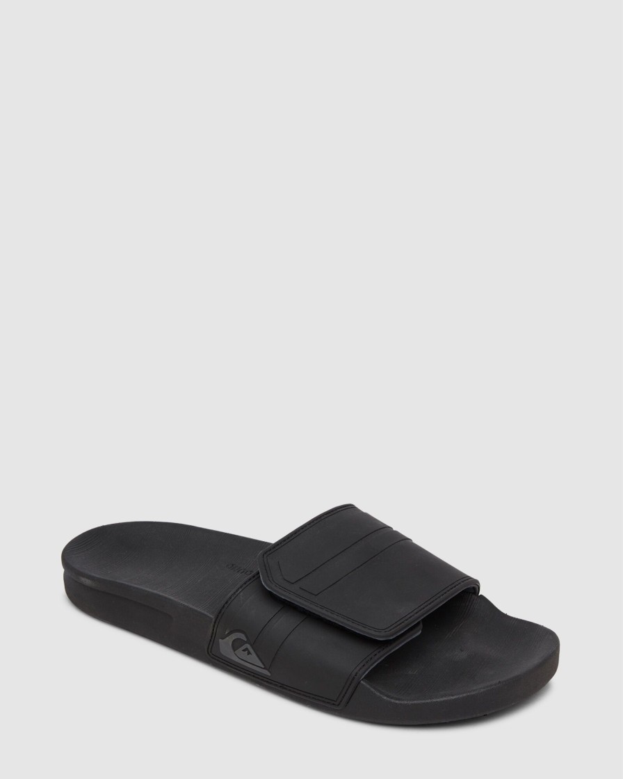 Men QUIKSILVER Slides | Mens Rivi Slide Adjust Sliders