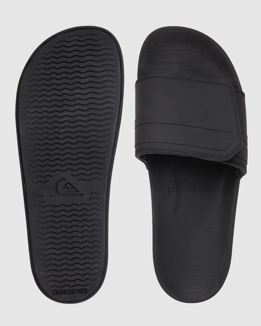 Men QUIKSILVER Slides | Mens Rivi Slide Adjust Sliders