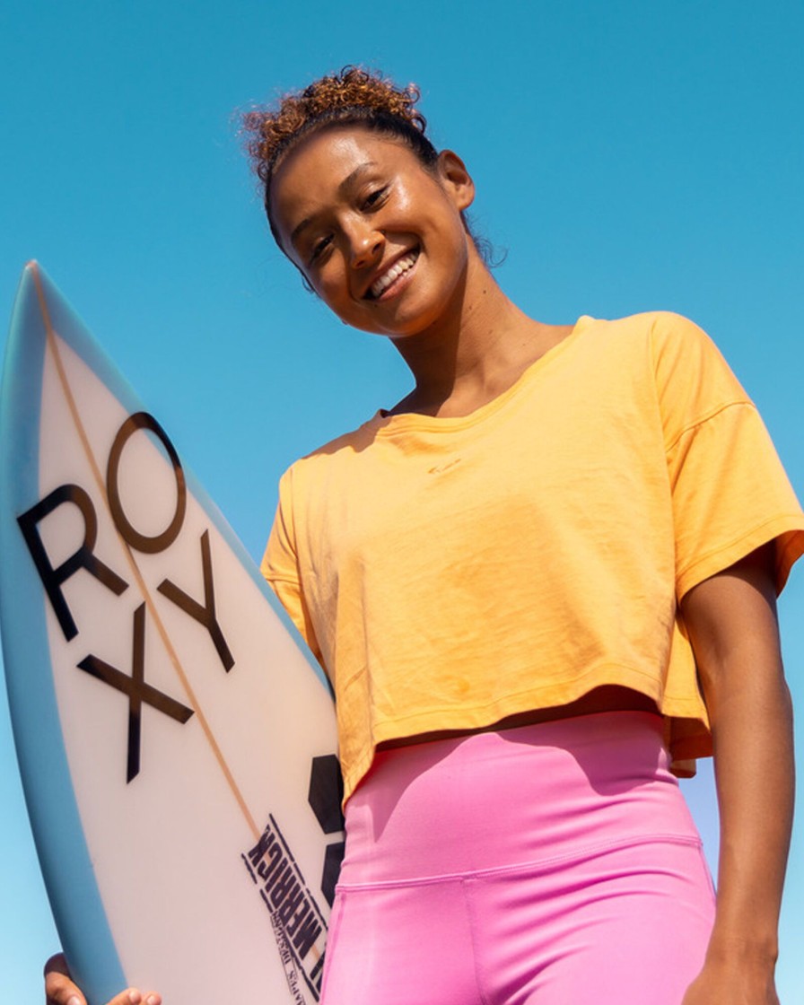 Women ROXY Tops | Essential Sports T-Shirt