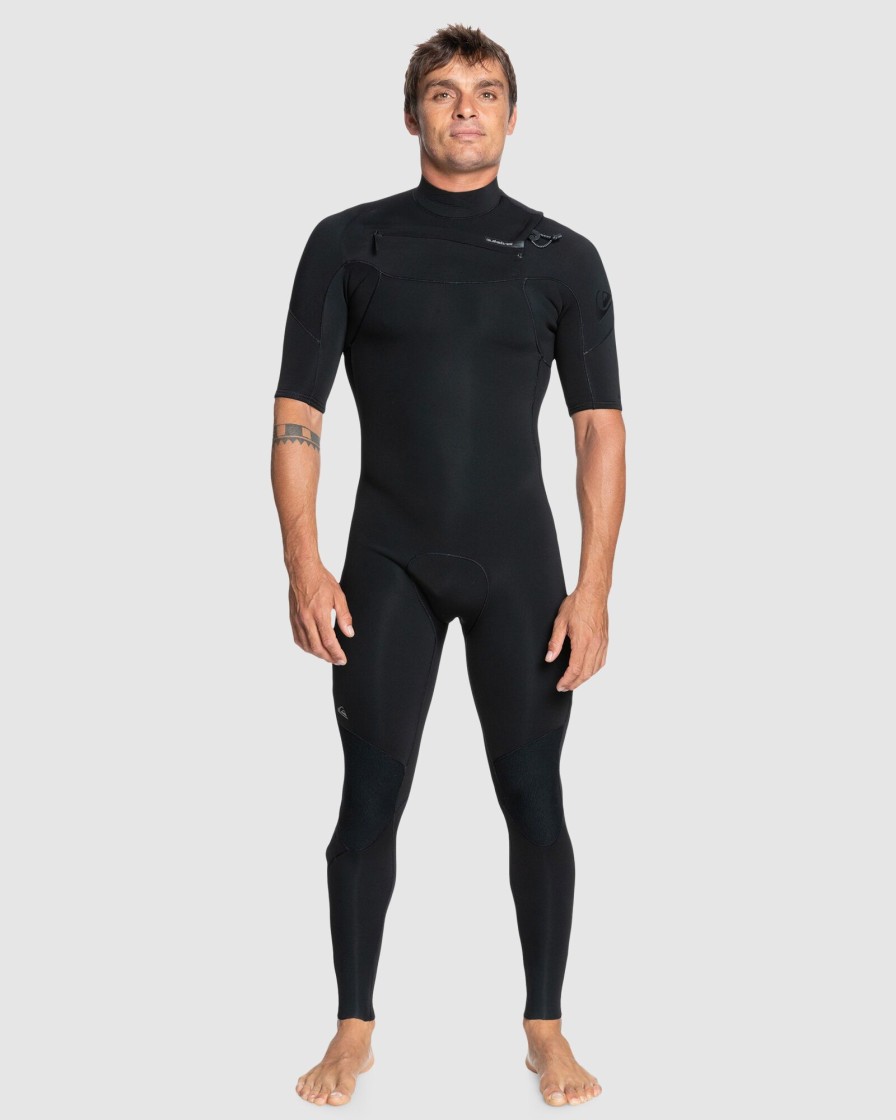 Men QUIKSILVER Wetsuits | Mens 2/2Mm Everyday Sessions Chest Zip Steamer