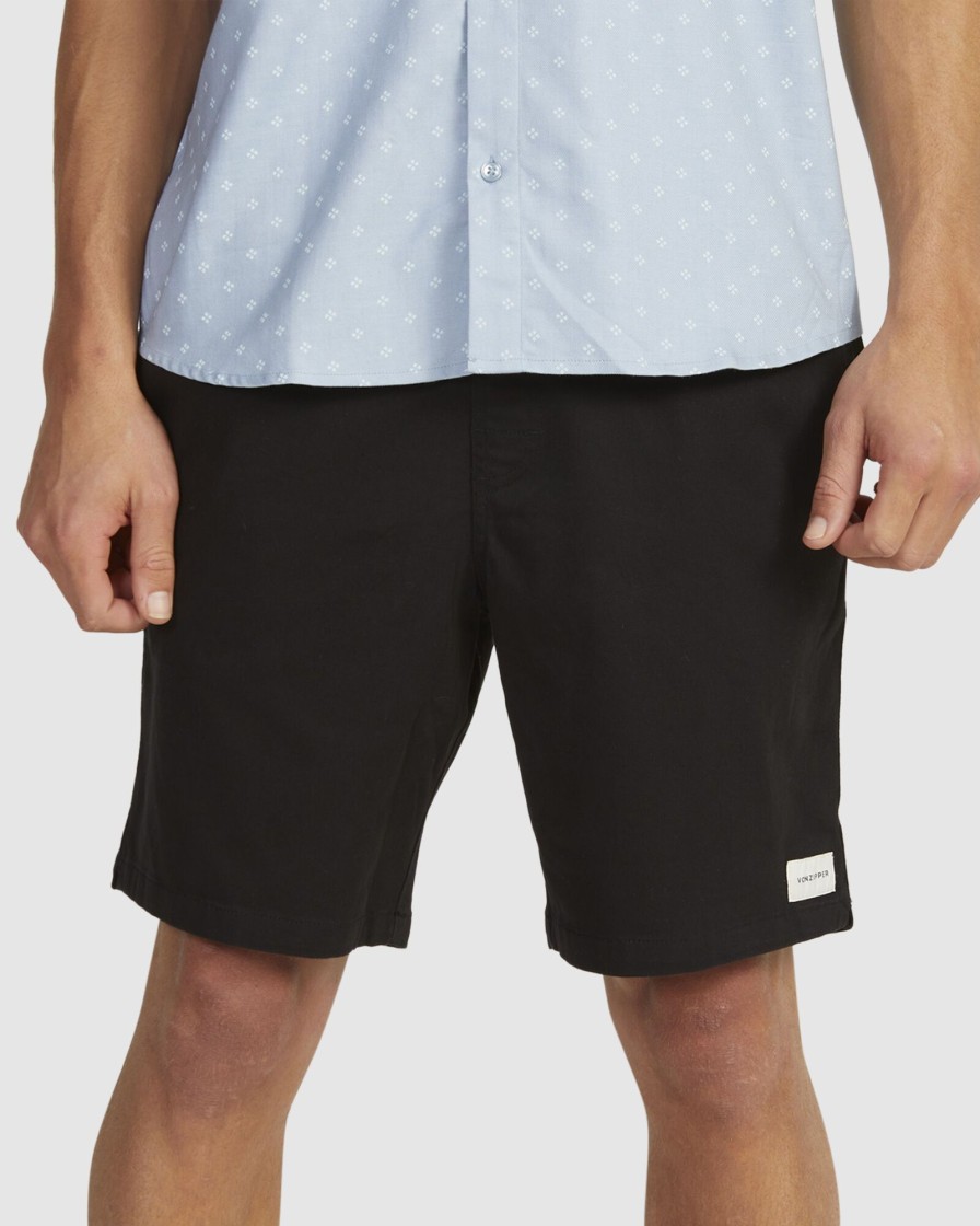 Men VONZIPPER Shorts | Twill Dogs Elastic Short