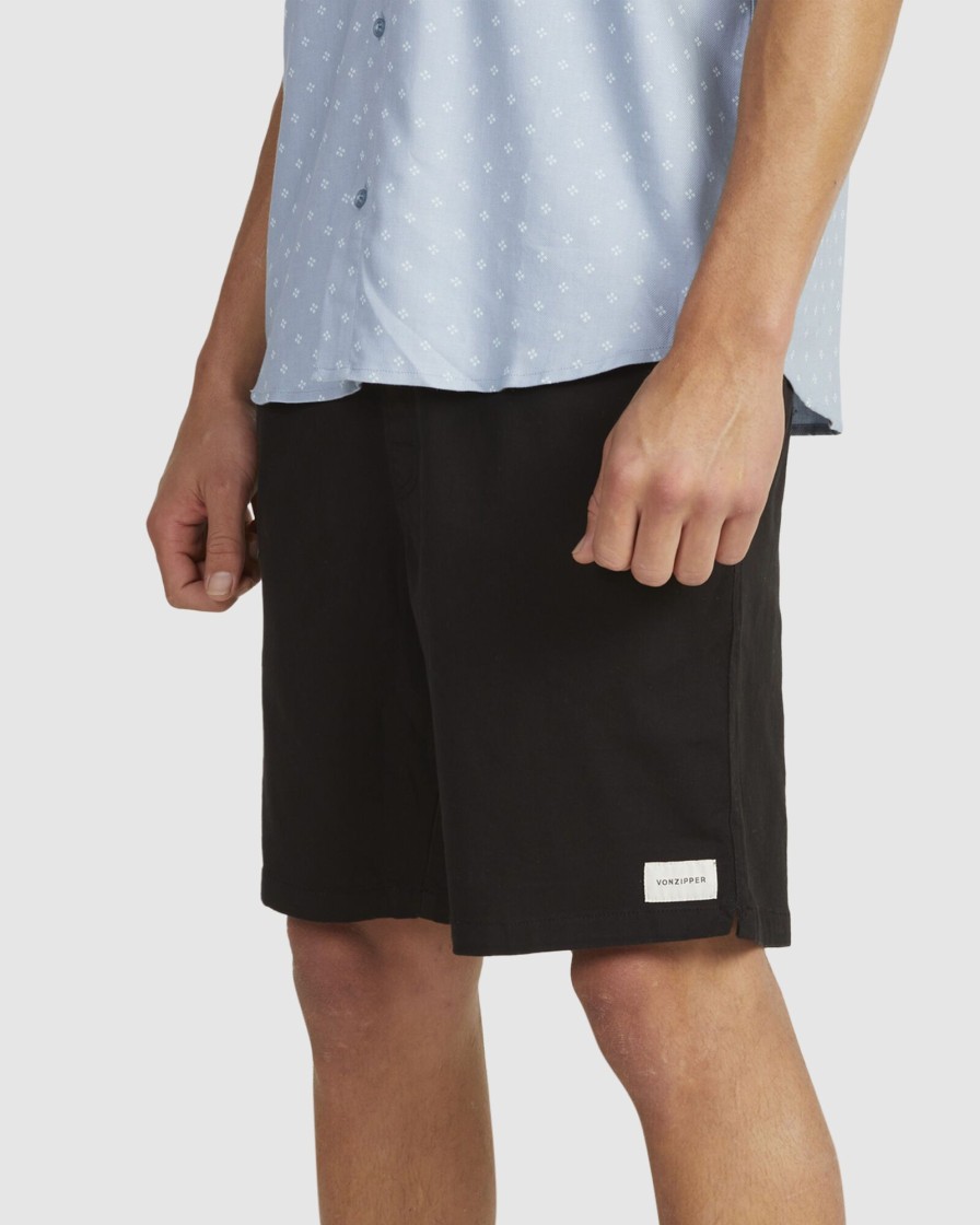 Men VONZIPPER Shorts | Twill Dogs Elastic Short