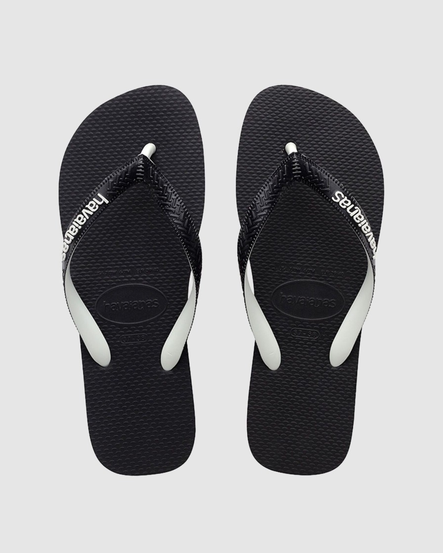 Youth HAVAIANAS Footwear | Top Mix Black/B M Sndl