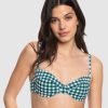 Women ROXY Bikini Tops | Womens The Plaid Pulse Underwired Separate Top