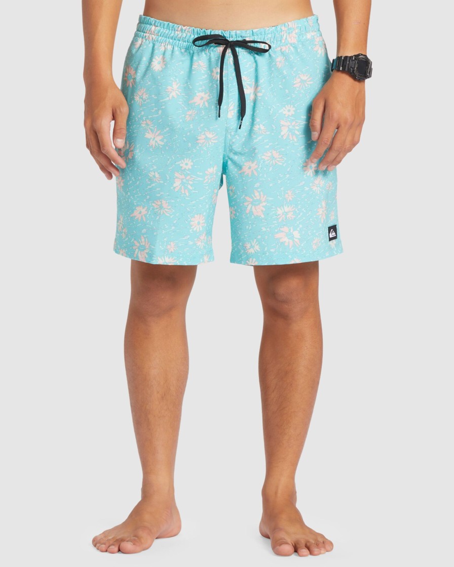 Men QUIKSILVER Boardshorts | Mens Surfsilk Mix 17" Swim Shorts