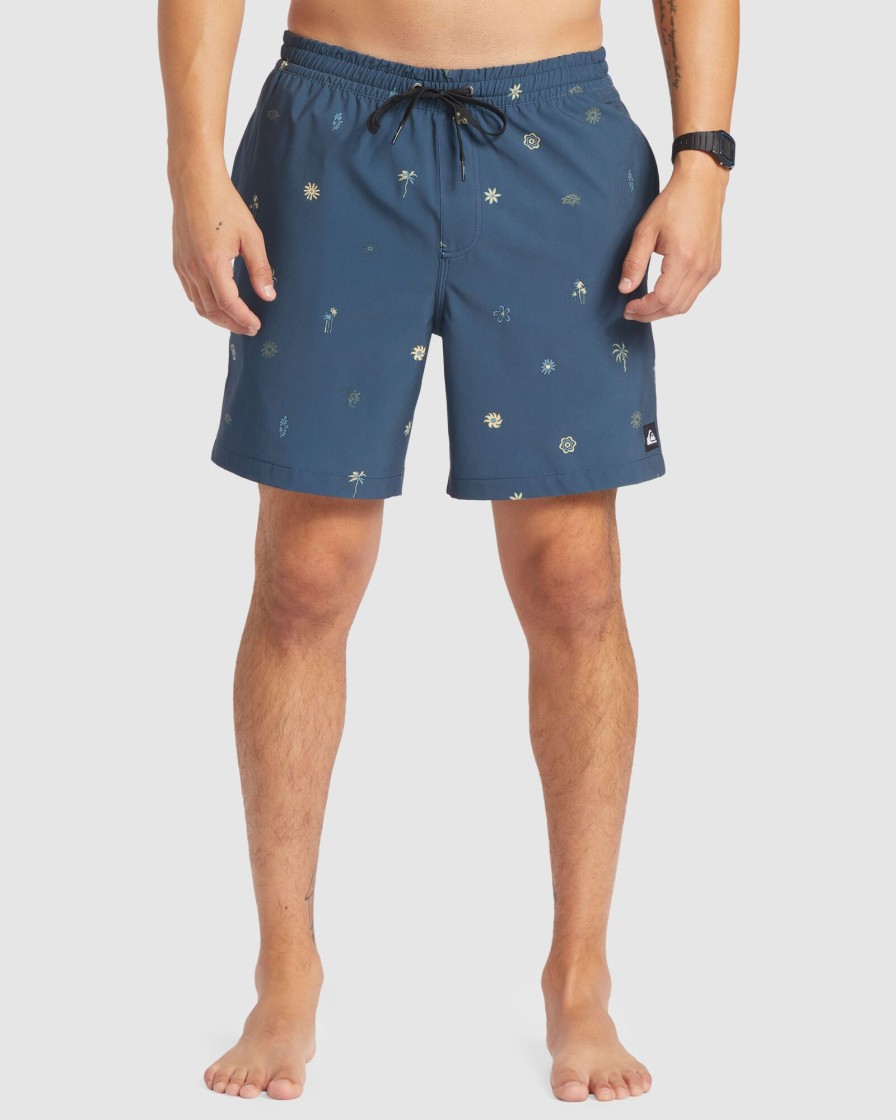 Men QUIKSILVER Boardshorts | Mens Surfsilk Mix 17" Swim Shorts