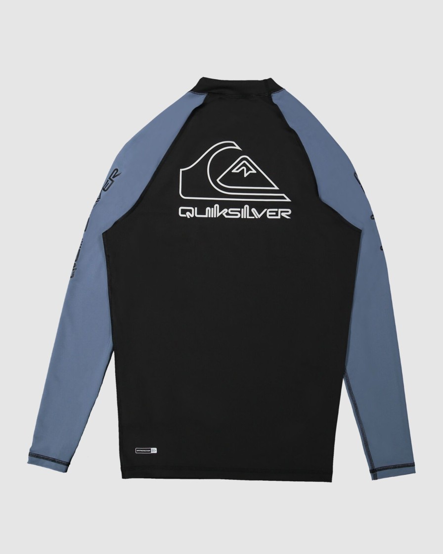 Men QUIKSILVER Rashvests | Mens On Tour Apac Long Sleeve Upf 50 Rash Vest