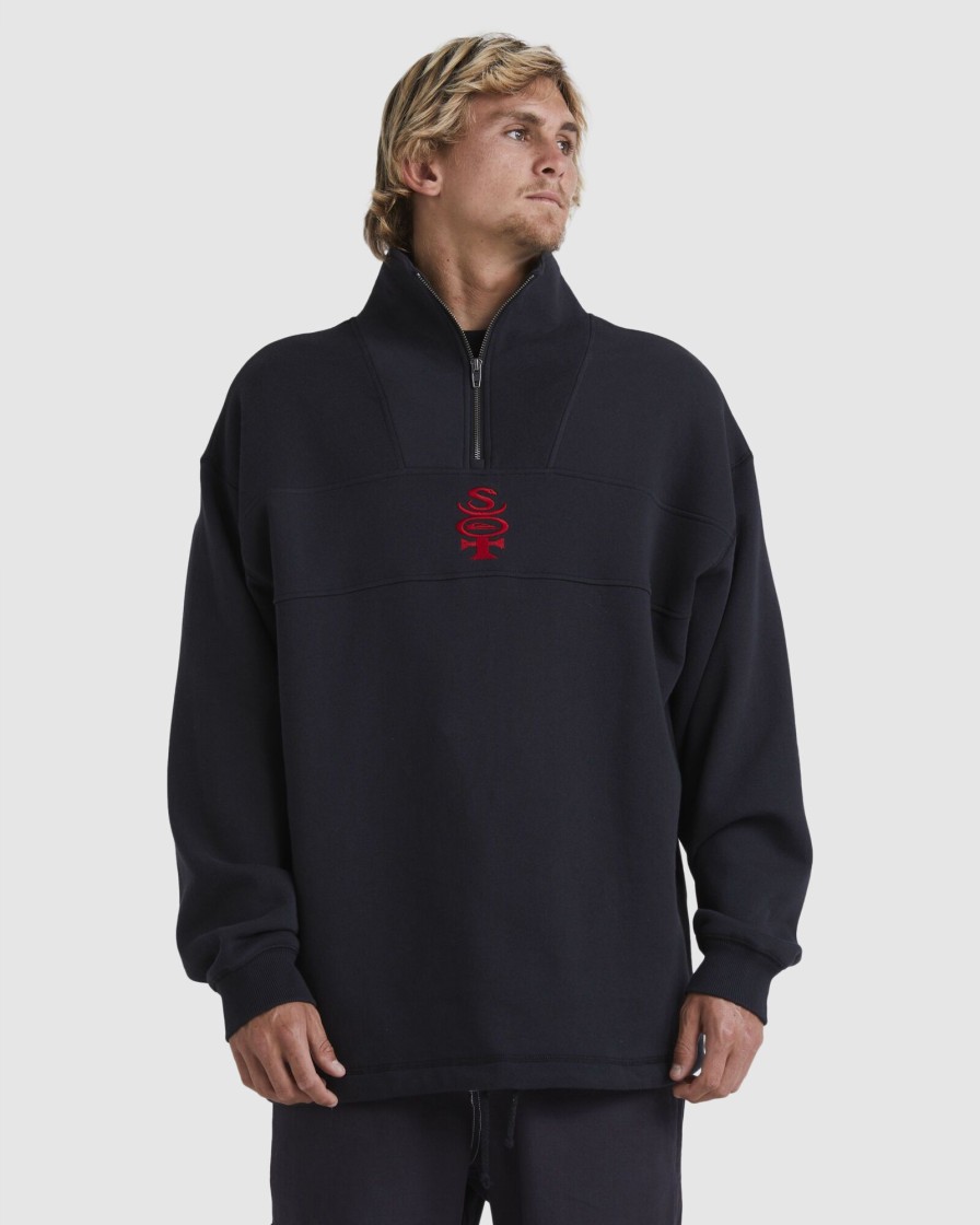 Men QUIKSILVER Jumpers & Hoodies | Mens Boogieman Zip Sweatshirt