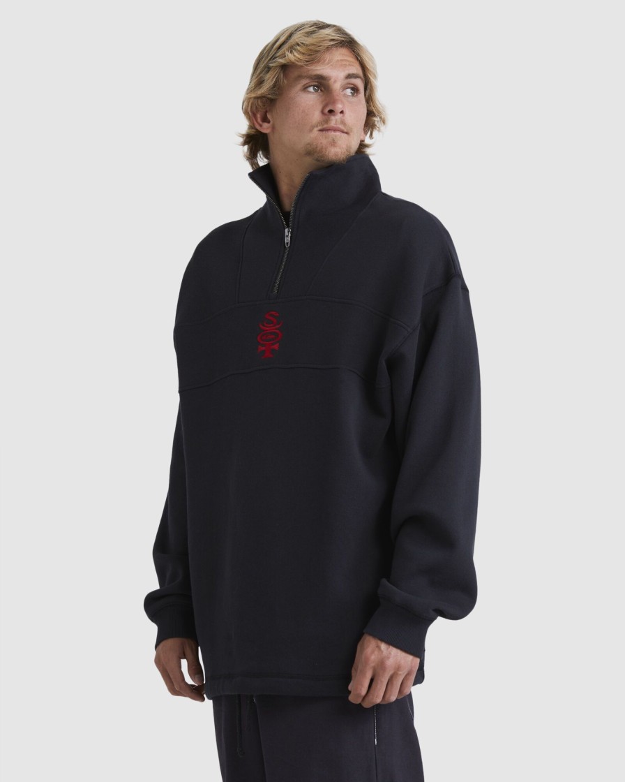 Men QUIKSILVER Jumpers & Hoodies | Mens Boogieman Zip Sweatshirt