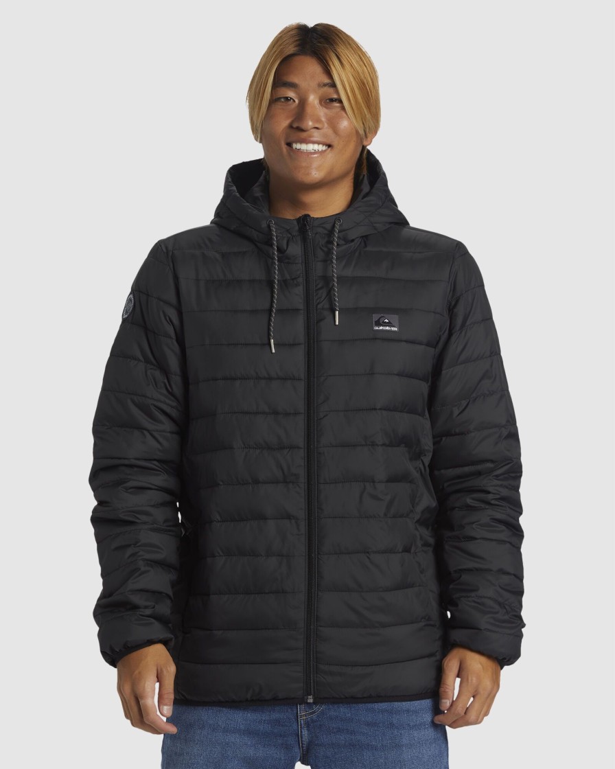 Men QUIKSILVER Jackets | Mens Scaly Puffer Jacket