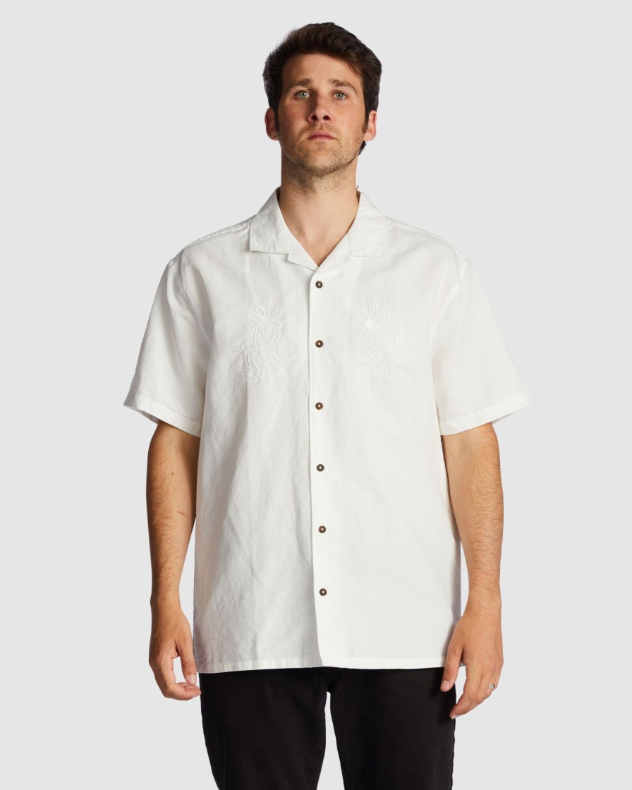 Men BILLABONG Shirts | Flower Dance Hemp Ss Woven