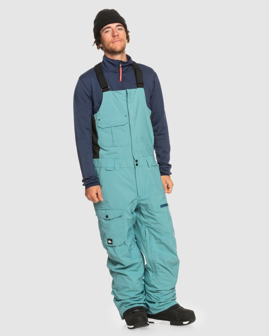 Men QUIKSILVER Pants | Mens Utility Technical Snow Bib Pants