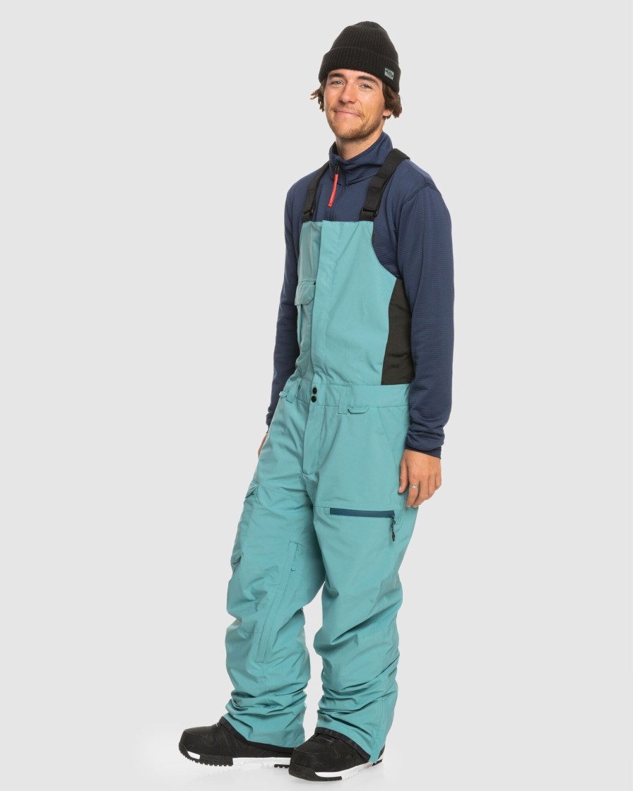 Men QUIKSILVER Pants | Mens Utility Technical Snow Bib Pants